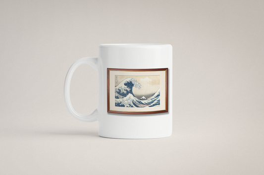 Under the Wave off Kanagawa by Hokusai - Mug